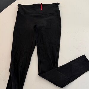 SPANX Faux Leather Black Leggings